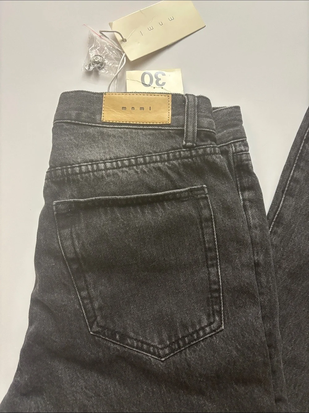 MNML black denim Jeans - Classic Straight Fit 30